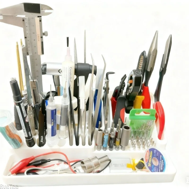85 Holes 3D-printed Desktop Storage Rack Trays for Gundam Model Making Diy Crafts Electric Screwdriver Paintbrush Pen Tools