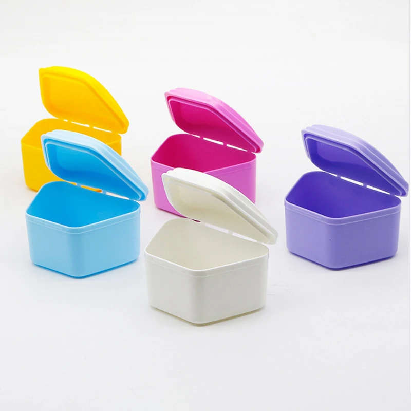 1Pcs Tooth Retainer Tooth Box Braces Container Mouthguard Guard Denture Storage Case Clean Organizer Case