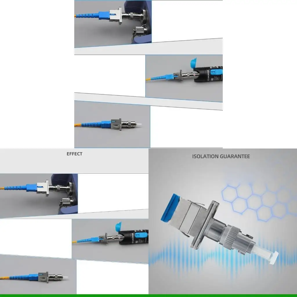 U55C St männlich an weibliche Glasfaserkabel -Adapter -Singlemode /Multimode -Werkzeug