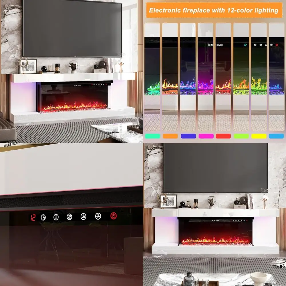 كرسي مكتب مستلق عالي الظهر مع تدليك اهتزاز 6 نقاط، 130 °   استلقاء، راحة متقاطعة الأرجل، مناسبة للمكاتب المنزلية،