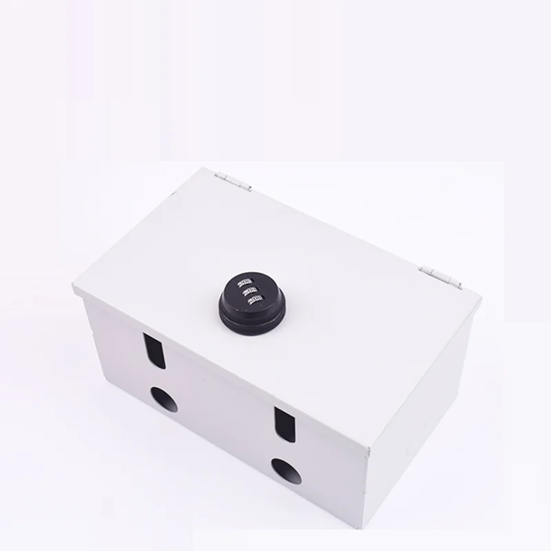 Elektrische waterdichte buitenbox 86 stopcontacten Power Lock Anti-diefstal Regenbestendig Open installatie Wachtwoordbeveiligd voor beveiliging