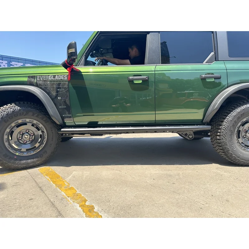 6. Generation Bronco Zubehör Seitenschritte Offroad-Rockschieber Hochleistungs-Trittbretter