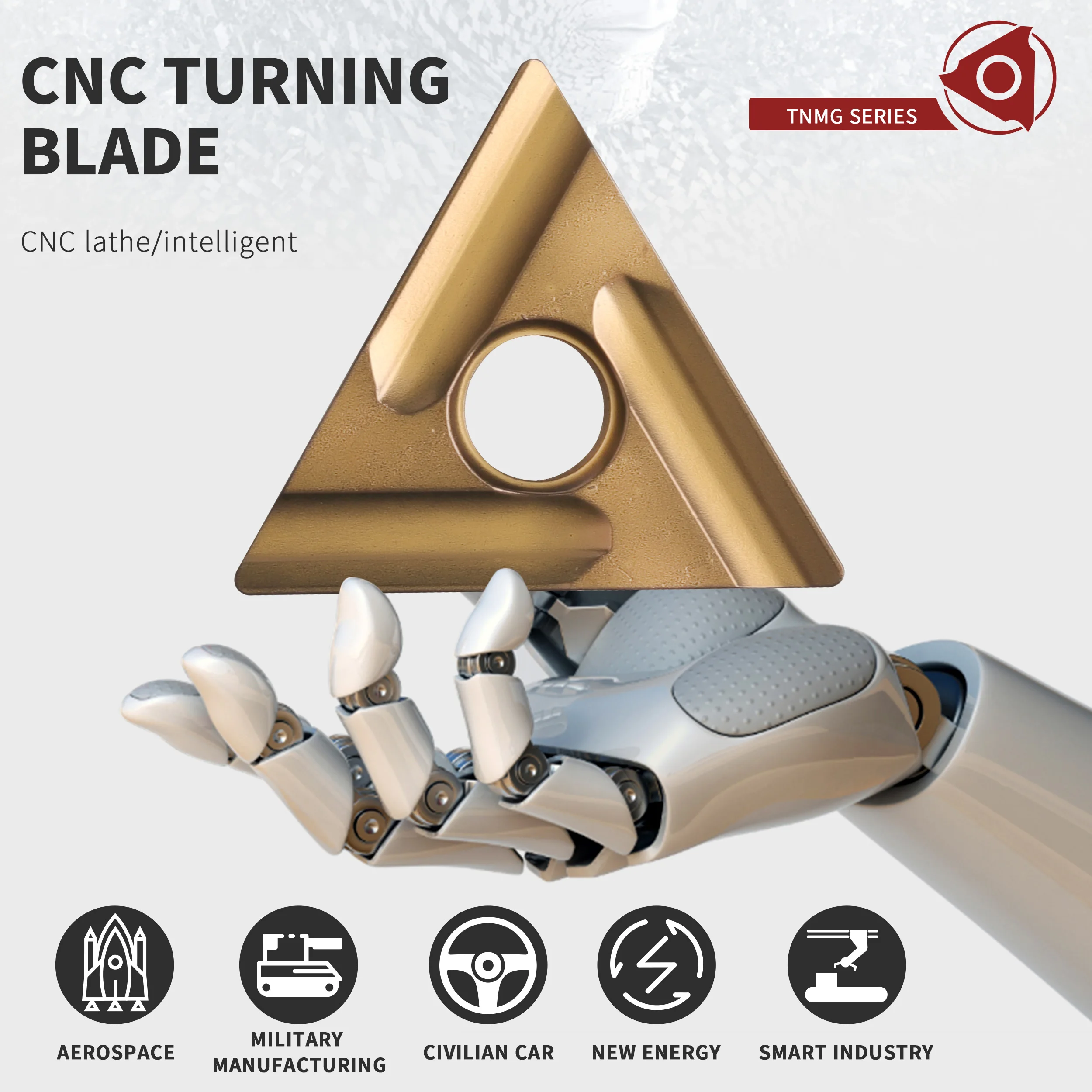 TNMG160404L-S TNMG160408L-S TNMG160404R-S TNMG160408R-S LF9018 Tiện Bằng Máy CNC Dụng Cụ Biến Dạng Thép Dụng Cụ Xoay Carbide Lắp