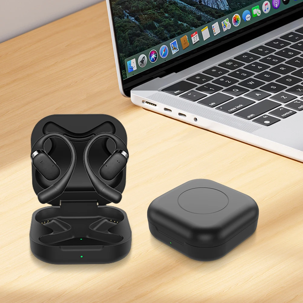 Replacement Charger Case Cover for Shokz OpenFit T910 with 600mAh Battery for Convenient Earphone Charging