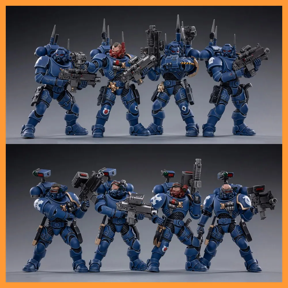 JOYTOY JT1293 JT1286 1/18 Warhammer 40K Ultramarines INFILTRATORS/INCURSORS 12cm Mobile Soldier Model for Fans Collection