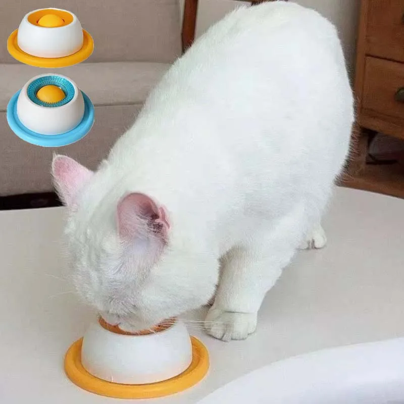 Cat Food Bowl Hidden Food Drinking Water Cute Eating Bowl Self-entertainment Slow Food Dog Bowl Pet Accessories