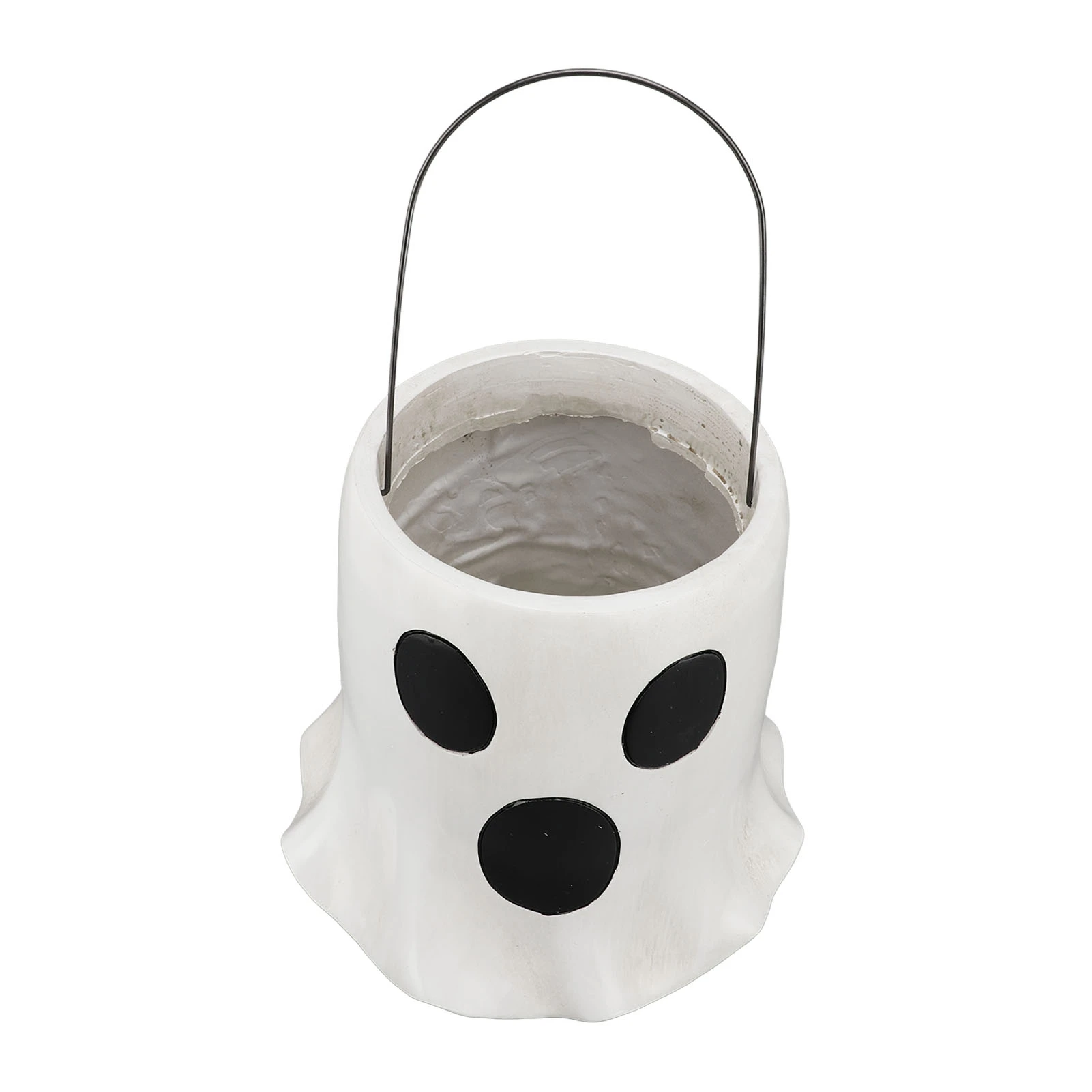 Ghost Bucket Vase Resin Multifunctional Ghost Flower Pot Plant Pot Planter for Entrance Mantelpiece