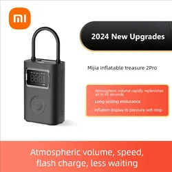 Xiaomi Mijia-ポータブル電動エアポンプ2 pro,宝物,150psi,高圧,USB-C,車,スクーター,オートバイ,サッカー,2022