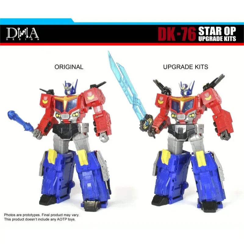 DNA DK-76 Upgrade Kit for Age of the Primes Star Convoy & Hot Rod, Comes With Exclusive Special Bonus view 2