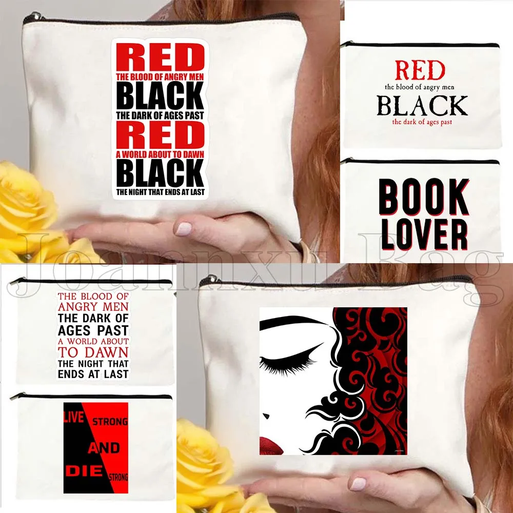 

Красно-черная косметичка-пенал Stendhal Books: «Кровь сердитых мужчин», «Тьма прошлых эпох». Милый подарок.