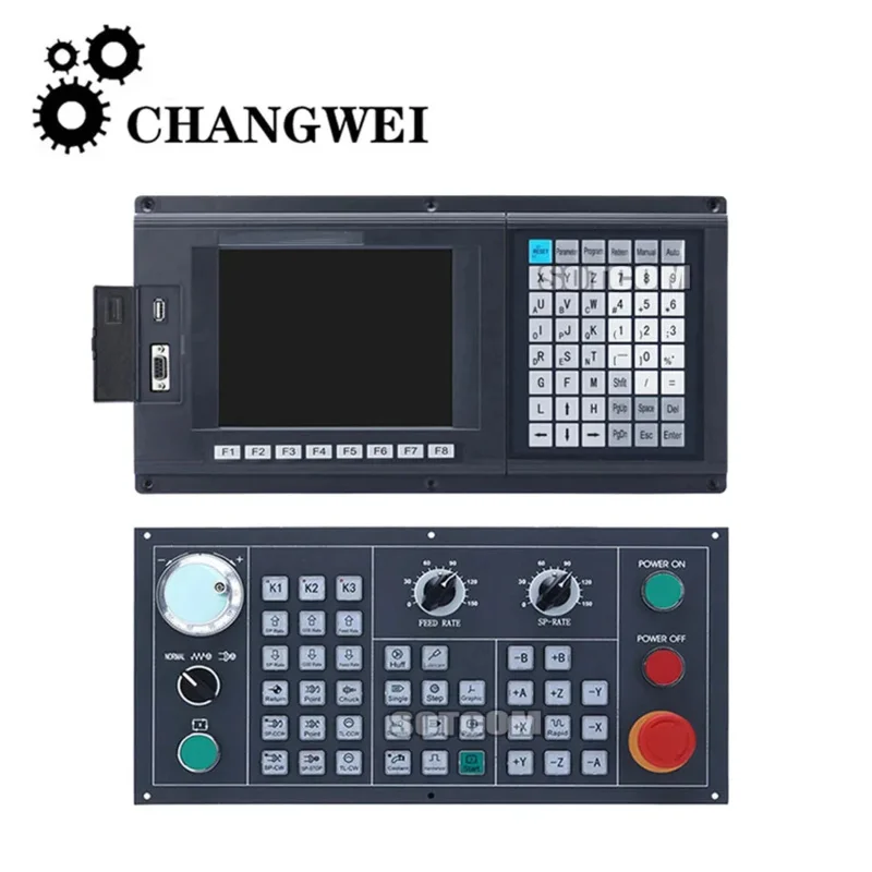 

SZGH-CNC1000MDcb-3(H) 3 Axis CNC Milling Controller With C panel