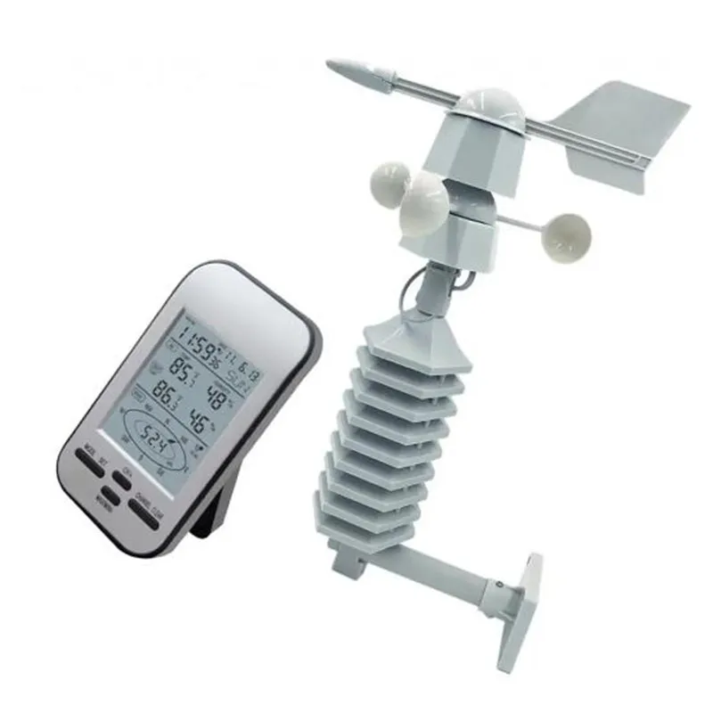 Professional Wireless Weather Station Anemometer Out Wind Speed Direction Sensor Digital Wind Chill Temperature Humidity Meter