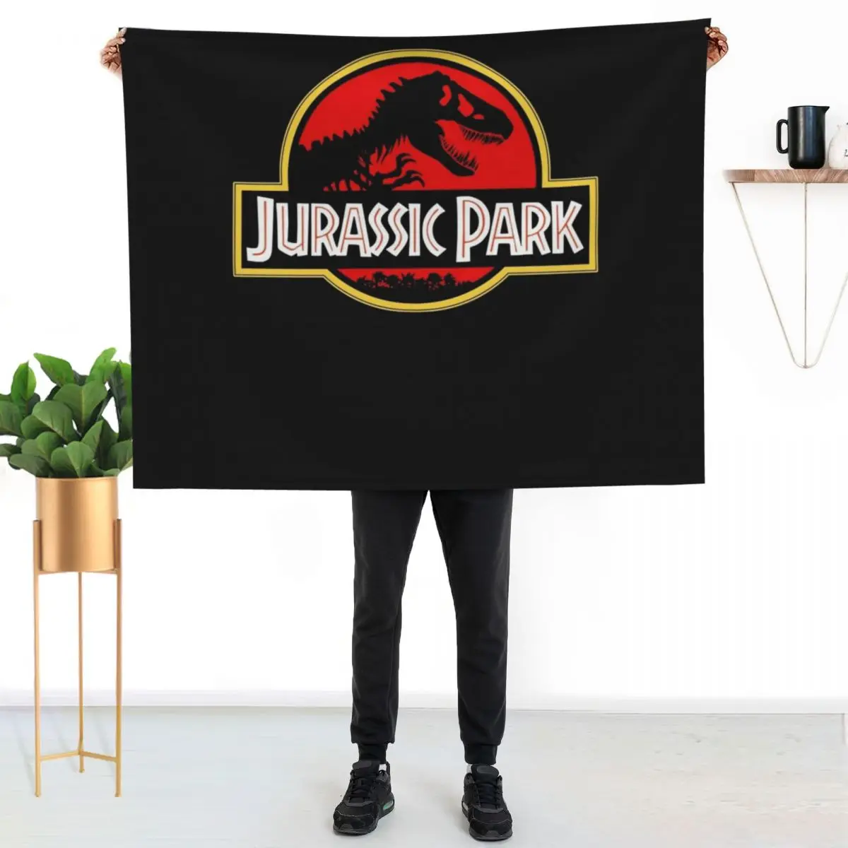 

Jurrasic Park Classic Throw Blanket Reusable Durable Soft Blanket for All Seasons