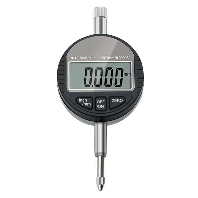 

ABHY-DTI Digital Dial Indicator 0.001Mm Resolution,0-12.7Mm/0-0.5 Inch Range Dial Test Indicators Electronic Indicator Gauge