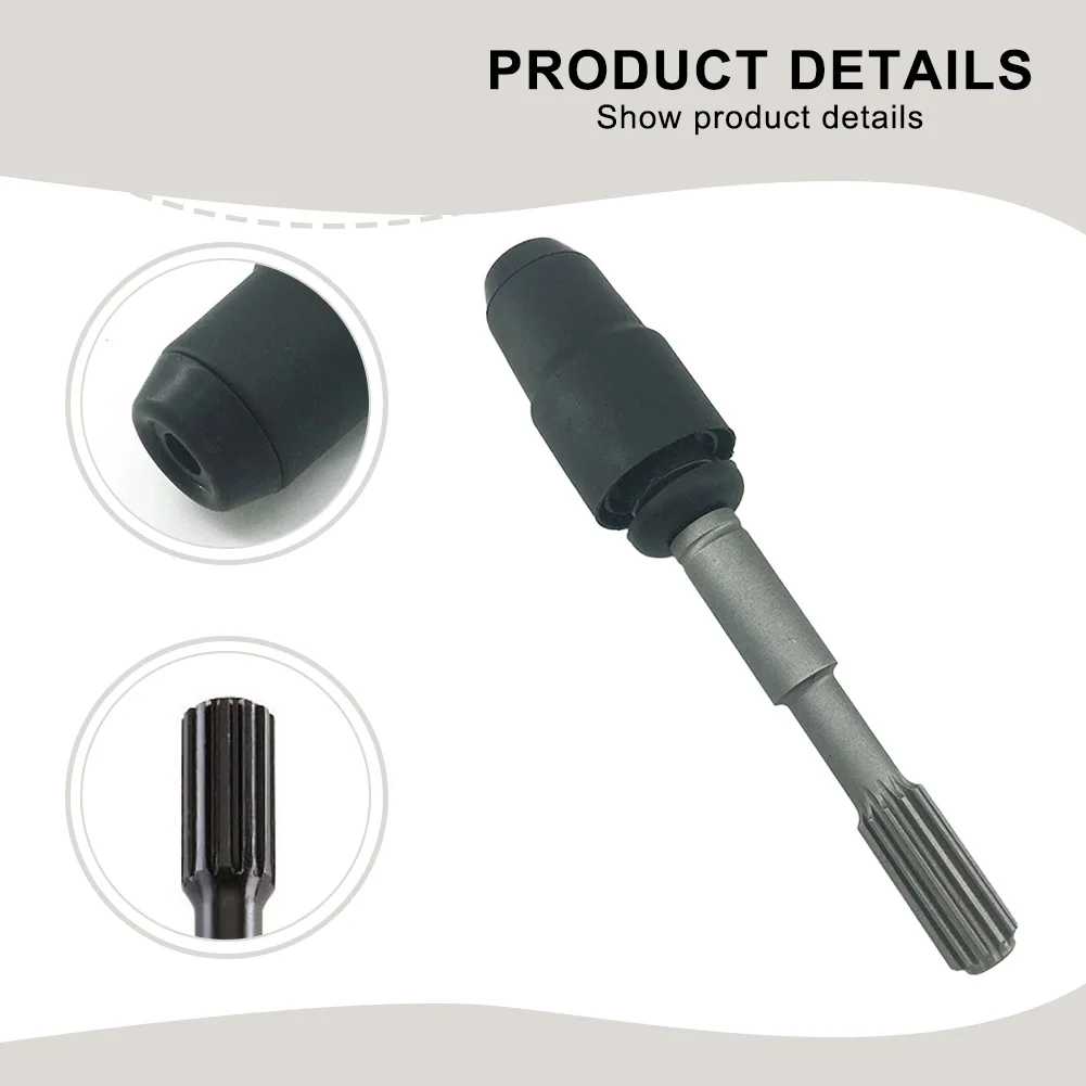 

Адаптер для перетяжки ударного дрели на SDS Plus с противоскользящей фиксацией и резиновой втулкой для повышения крутящего момента