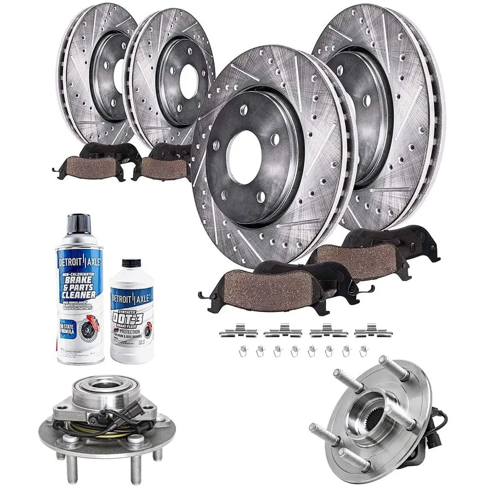 

- Wheel Bearing Hubs Brake Kit or 2012-2018 1500 [5-Lug] ront Wheel Bearing Hubs ront Rear Brake RotBrakes Pads
