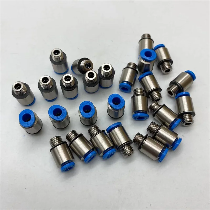 

10PCS Quick plug threaded joint QSM-M7-4-6-I 153319 153321