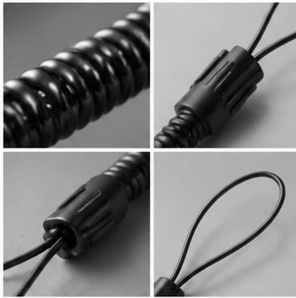 6Pcs Elastic Retractable Stylus Pen Lanyard Anti-Lose Spring Coil Strap Touch Screen Pen Holder for Tablet Stylus Lanyard
