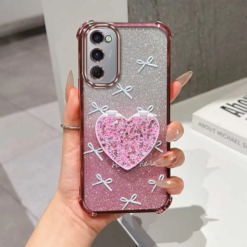 Чистый белый бант, модный гибкий противоударный чехол-подставка для Spark40ProPlus, идеально подходит для TECNO SPARK 20 40 Pro Plus (6,78 дюйма)