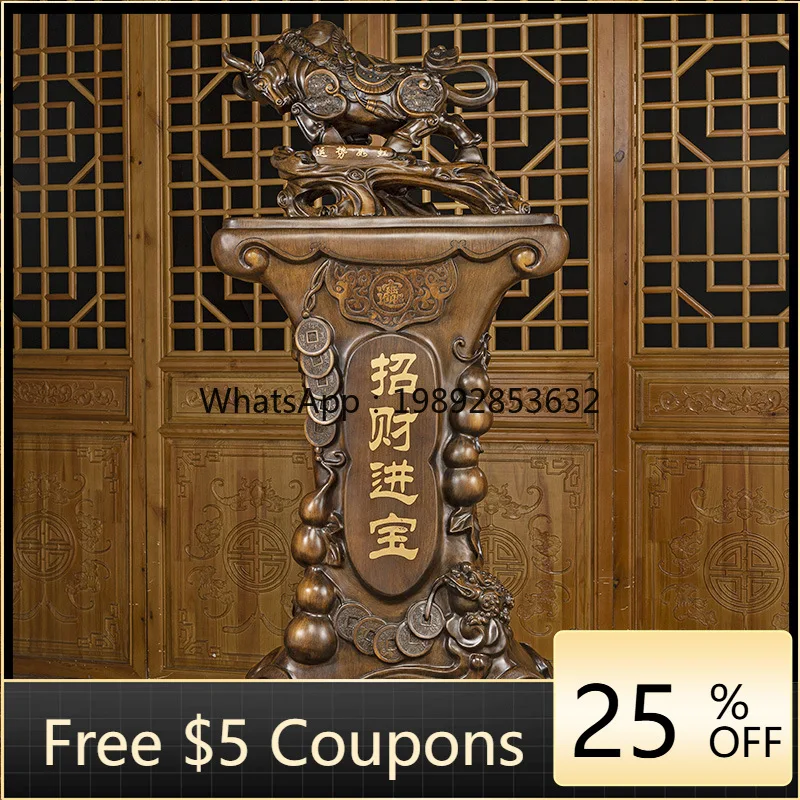LYY Bull Ornament Floor Decoration for Living Room, Hall, Company, Store, Friend's Store Opening Gift, Opening Present