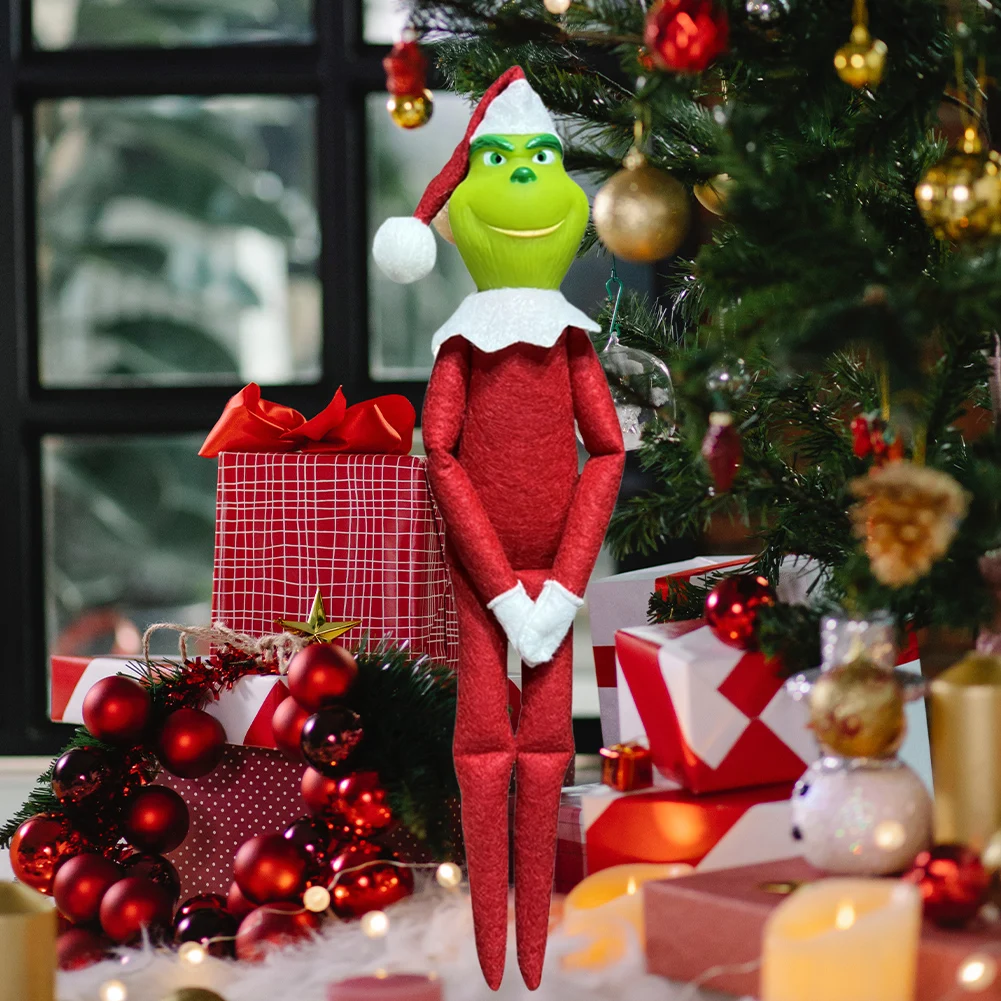 1-5PCS Elfie Monster Stuffed Plush Dolls Fun and Playful Hanging Ornaments Christmas Tree Decor Cute Elves Pendant Kids Gifts