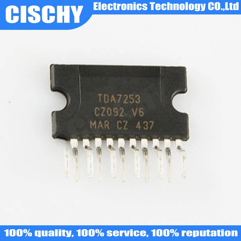 5pcs/lot 7253 TDA7253 ZIP-11 In Stock