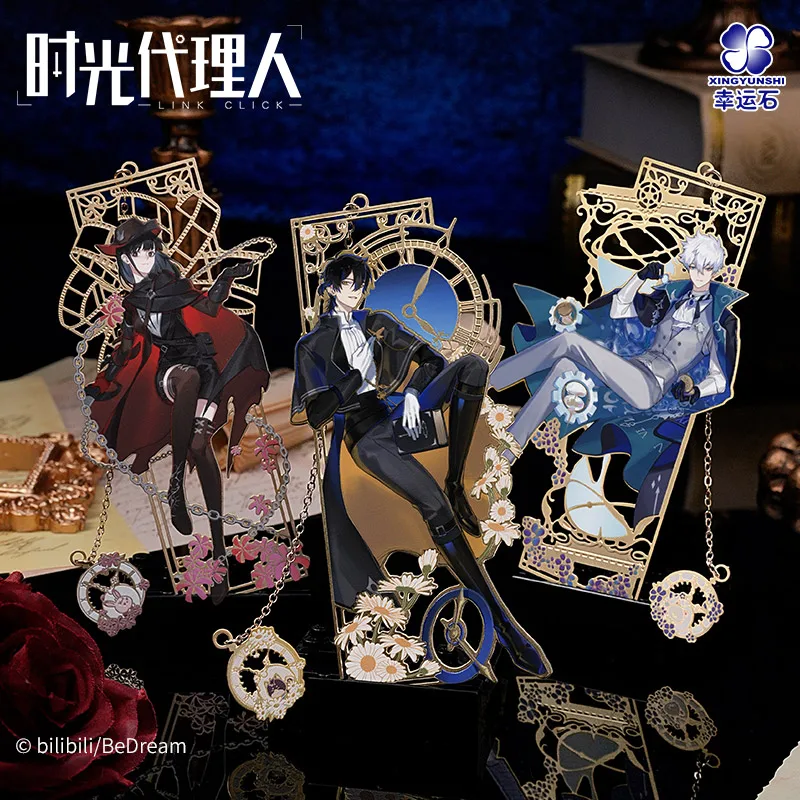 

Link Click Anime Metal Bookmark Cheng Xiaoshi Lu Guang Qiao Ling Action figure Stationery Painting Reading Book Clip Gift