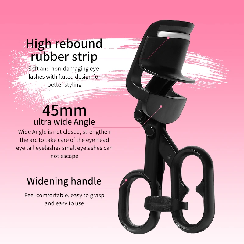 New Natural Curling Eyelash Curler with Long-Lasting Set Effect Wide-Angle Sunflower Eyelash Curler