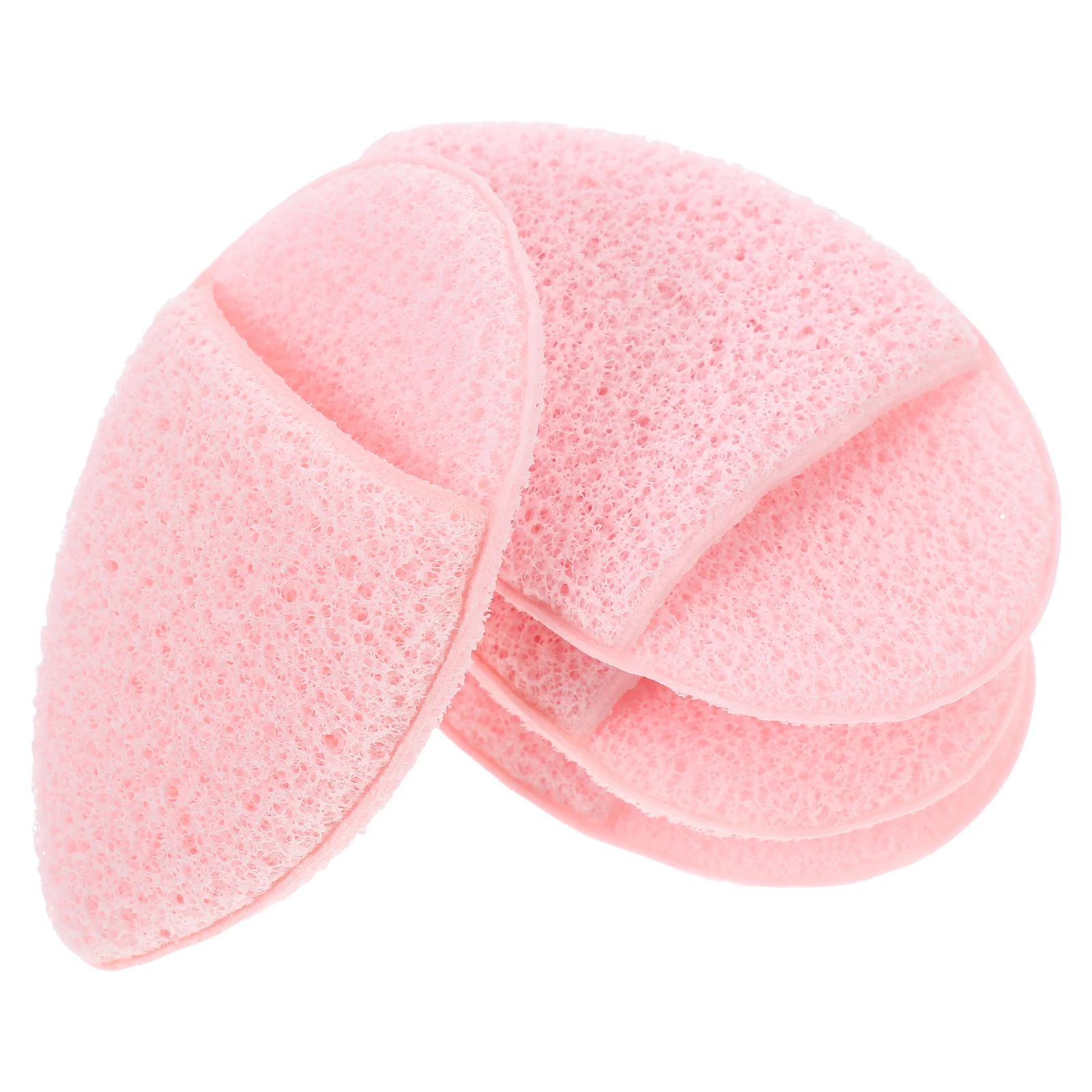 4 個のフェイスクレンジンググローブソフト角質除去スポンジ洗顔ツール優しいスキンスクラバースポンジ顔の洗浄用
