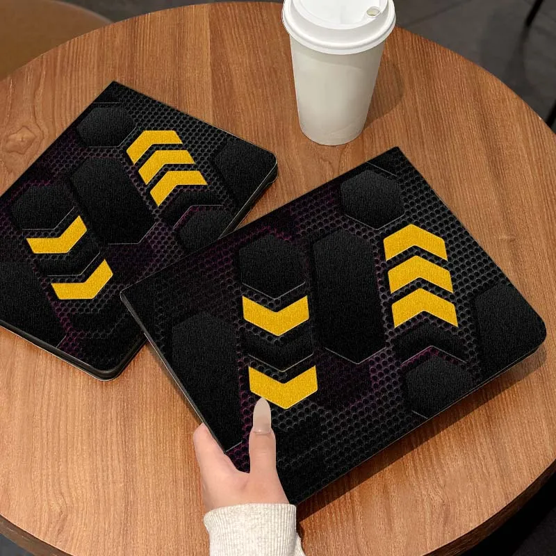 

Металлический рисунок линии для iPad Pro Air Mini 1 2 3 4 5 6 7 7 8 9 10 11th 10.2 9.7 10.5 10.9 11 12.9 Чехол для планшета