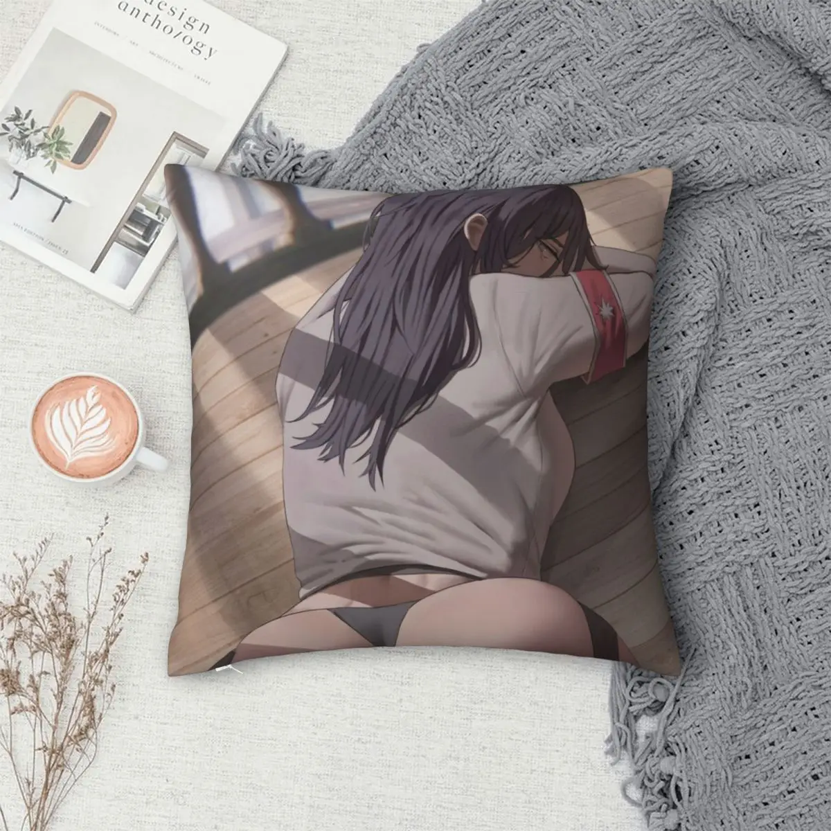 Sexy Pieck Finger Lewd Square Pillowcase Polyester Pillow Cover Velvet Cushion Zip Decorative Comfort Throw Pillow For Home Car