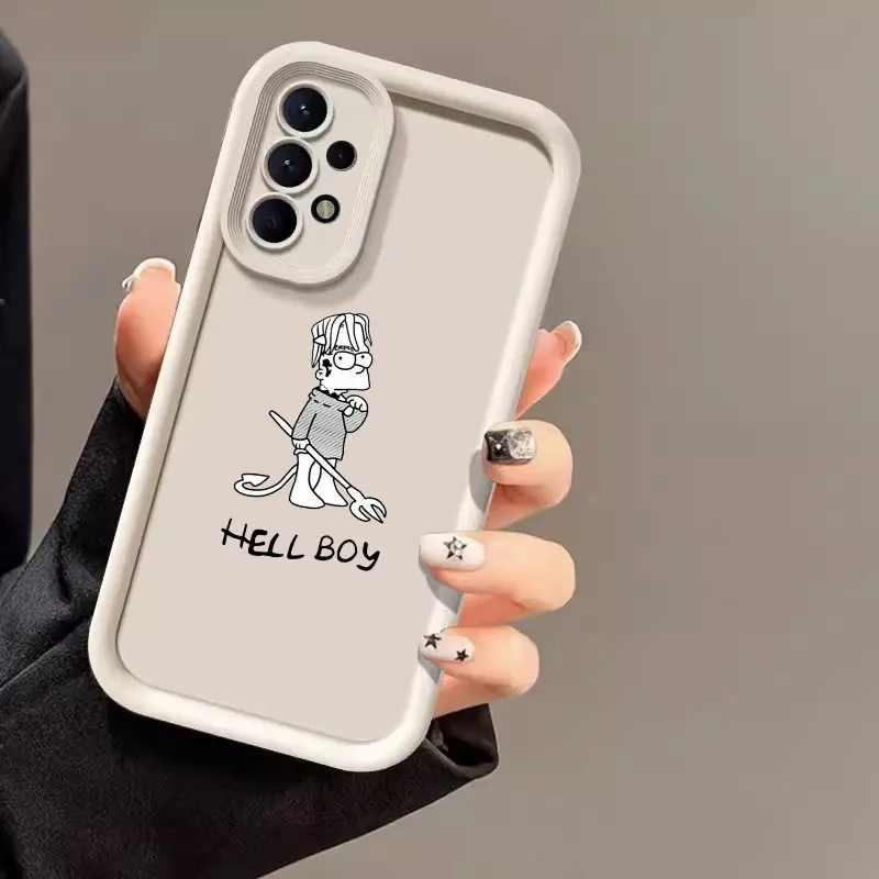 Lil Peep Hell Boy Rapper Case For Samsung Galaxy A55 A35 5G Case A13 A54 A53 A52 A34 A33 A32 A21S A14 A23 24 A51 A71 Phone Cover