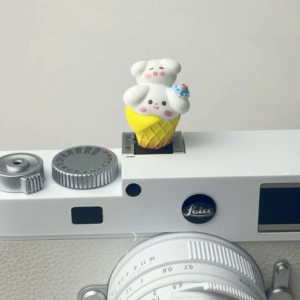 Kawaii 3D Sweet Dessert Bunny Hot Shoe Cover Dustproof Cap for Leica Q2 Q3 Fuji X100V X-T5 Sony ZV-1 ZV-E10 Canon R5 Nikon Z5 view 6