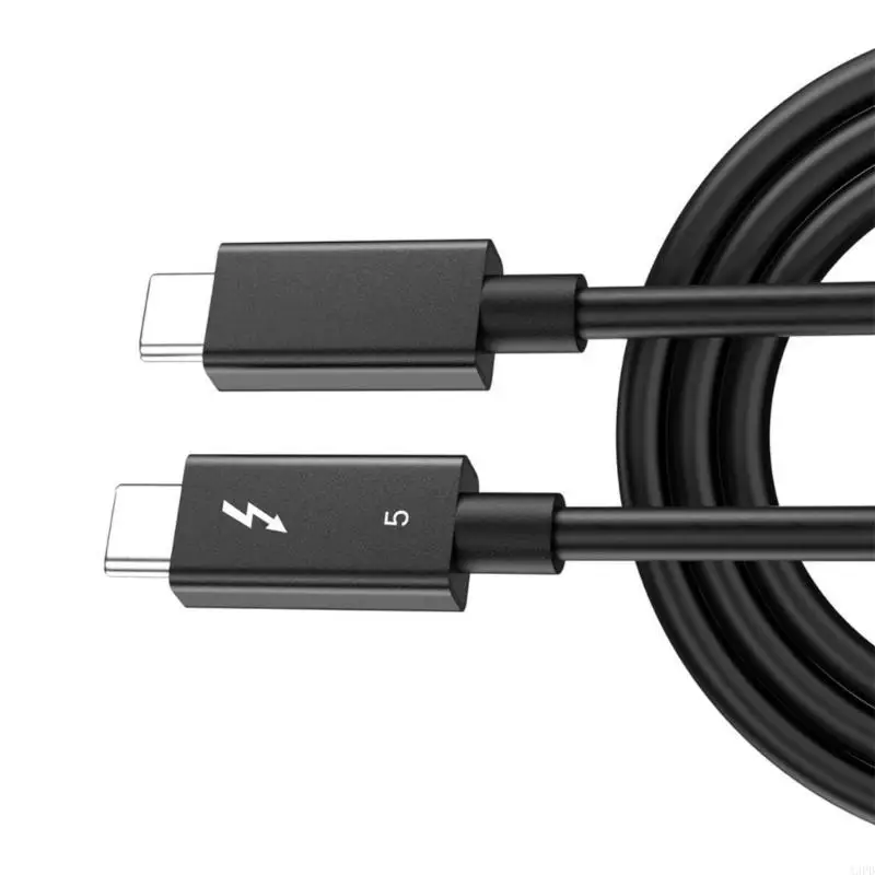 A3PD Thunderbolt5 Data Cable 120Gbps Fast Speed Transfer Supports 8K 60Hz Double Screen Expansion and Up to 540Hz Refresh Rate