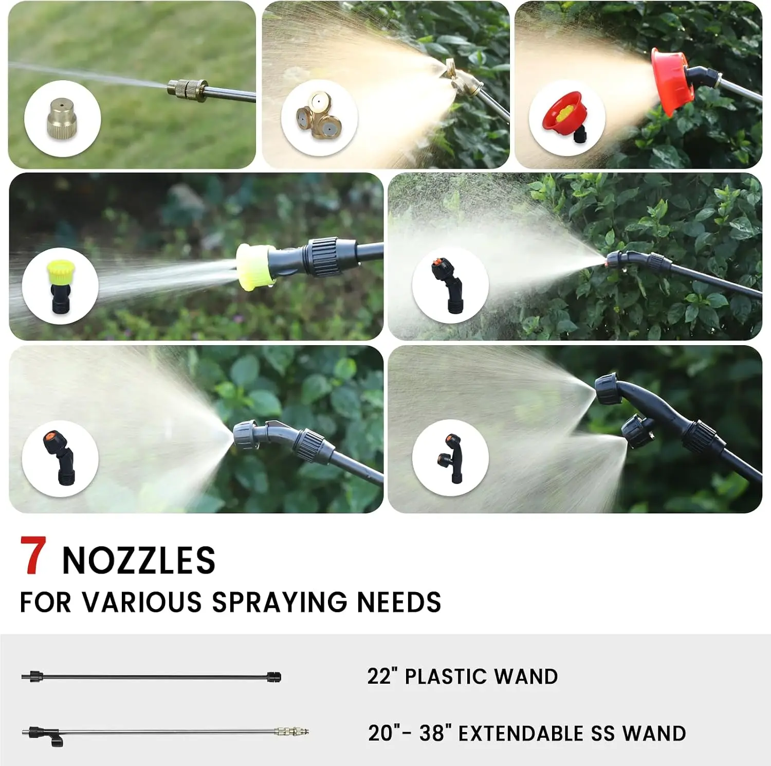 3Gal Lawn Garden Backpack Sprayer Compatible 18V Battery Tool Only Backpack Pump Sprayer Translucent Water Tank Adjustable Press