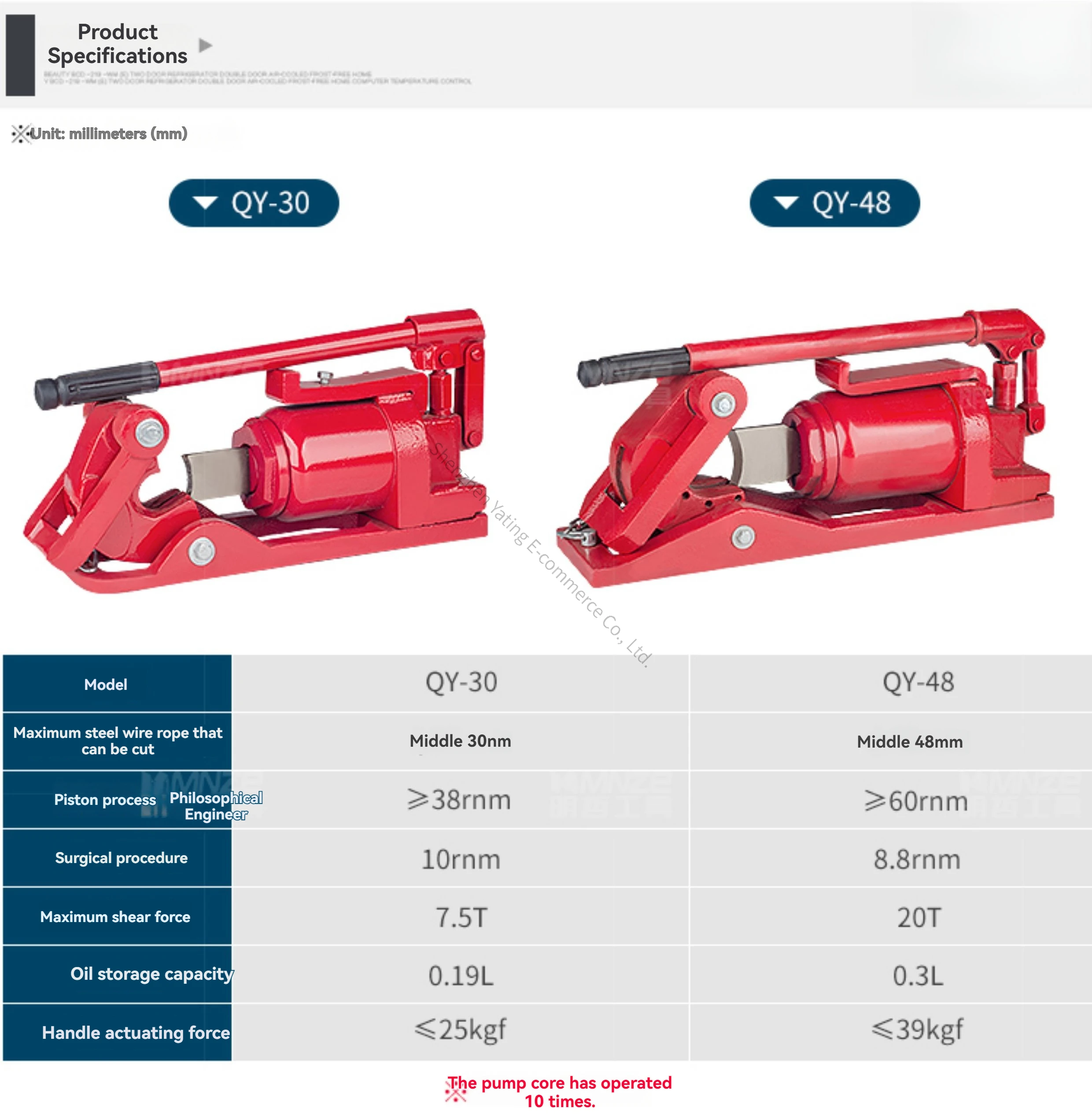 New Wire Rope Cutter/Wire Rope Cutter/Wire Rope Special  Cutting Machine QY-30 48 Shearing Machine - view 4