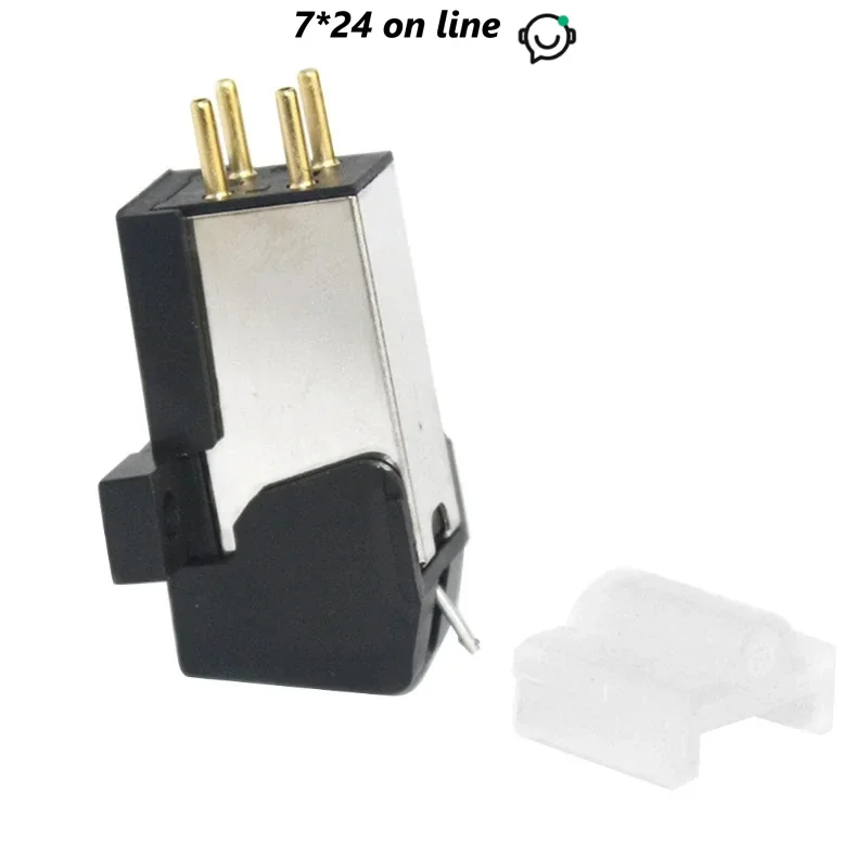 

Moving Magnetic Cartridge LP Turntable Phonograph Half-drilled Cone Stylus Acces Q81F