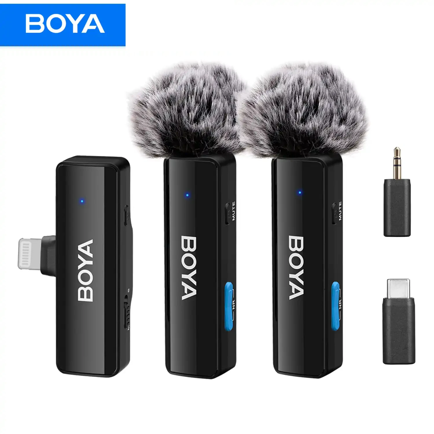 

BOYA BOYALINK A беспроводной петличный микрофон для iPhone iPad Android телефонов Тип C DSLR камера Youtube прямая трансляция запись