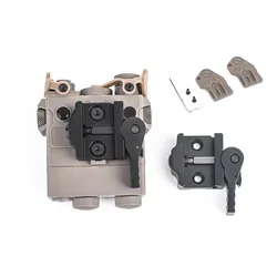 Tactical DBAL A2 D2 QD Mount Base Quick Install Remove Metal Plastic Mount PEQ Laser Pointer Accessories 20mm Picatinny Rail