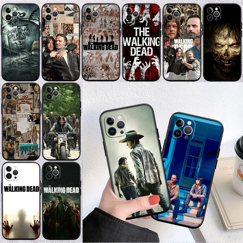TWD the Walking Dead Capa de telefone para Samsung Galaxy A11 A12 A13 A15 A52S A53 A55 A56 A70 A71 A72 A73 F06 F16 F56 S10 Plus S10e