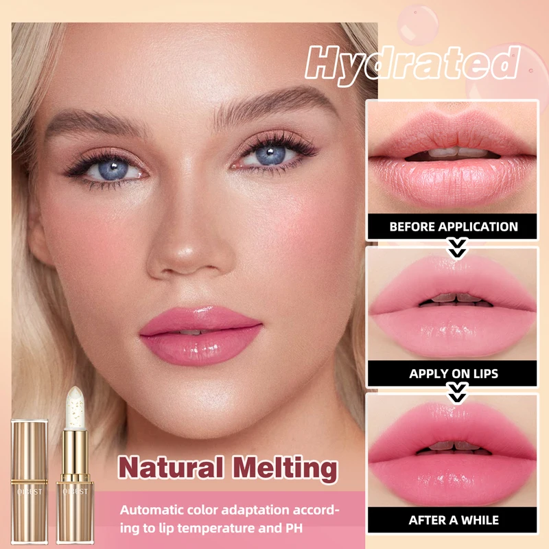 Lipstick+Lip Oil Set, hydraterend en niet vettig, lichtgewicht en glanzend, glad en gemakkelijk aan te brengen, natuurlijk make-up effect