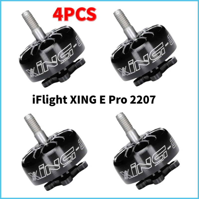 

4PCS iFlight XING E Pro 2207 1800KV 6S /2450KV 2750KV 4S Brushless Motor for FPV RC Multicopter Racing Drone Parts DIY PARTS