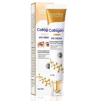 SADOER Collagen Eye Cream skincare Anti Dark Circles Eye Bags Firming Moisturizing…