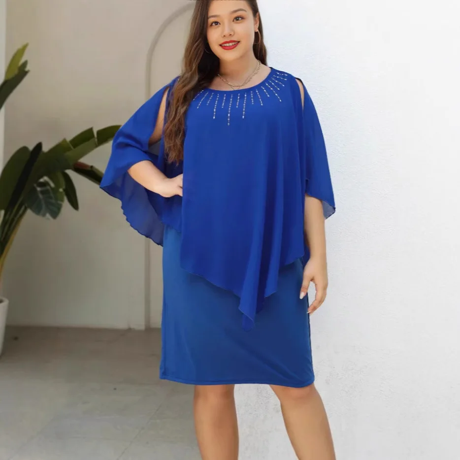 Elegante Unregelmäßige Strass Bodycon Kleid Frauen Solide Mantel Halbe Hülse Abend Hochzeit Prom Geburtstag Party Prom Kleider Weibliche