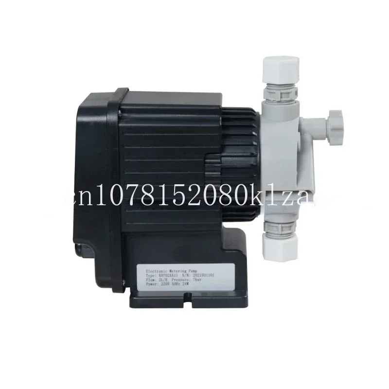 Electromagnetic diaphragm metering pump, water treatment dosing device, acid and alkali resistance and corrosion resistance