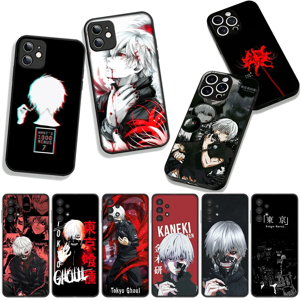 Чехол для телефона Samsung Galaxy A36 A17 A26 A07 A35 A54 S21 S20 FE S8 S9 S10 Plus A53 A13 A33 A34 Чехол Tokyo Ghoul
