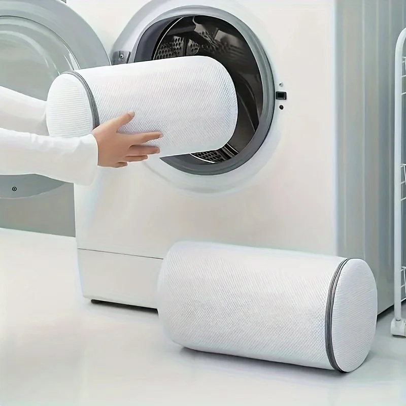 2 قطعة أكياس غسل الأحذية أكياس الغسيل الأحذية حذاء رياضة شبكة غسل حقيبة التنظيف السفر منظمة الحقيبة للأحذية الرياضية احذية الجري #1