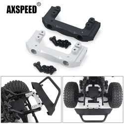 AXSPEED Metal Alloy Front Servo Mounting Bracket Holder for Axial SCX10 II 90046 90047 Wrangler 1/10 RC Crawler Car Model Parts