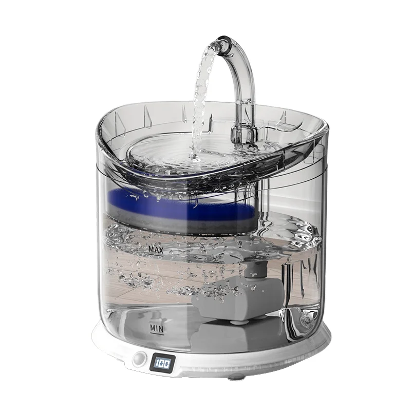 Intelligent Filtered Automatic Induction Eco-friendly Plastic Pet Water Dispenser IPX5 Waterproof USB Powered Bowls Feeders