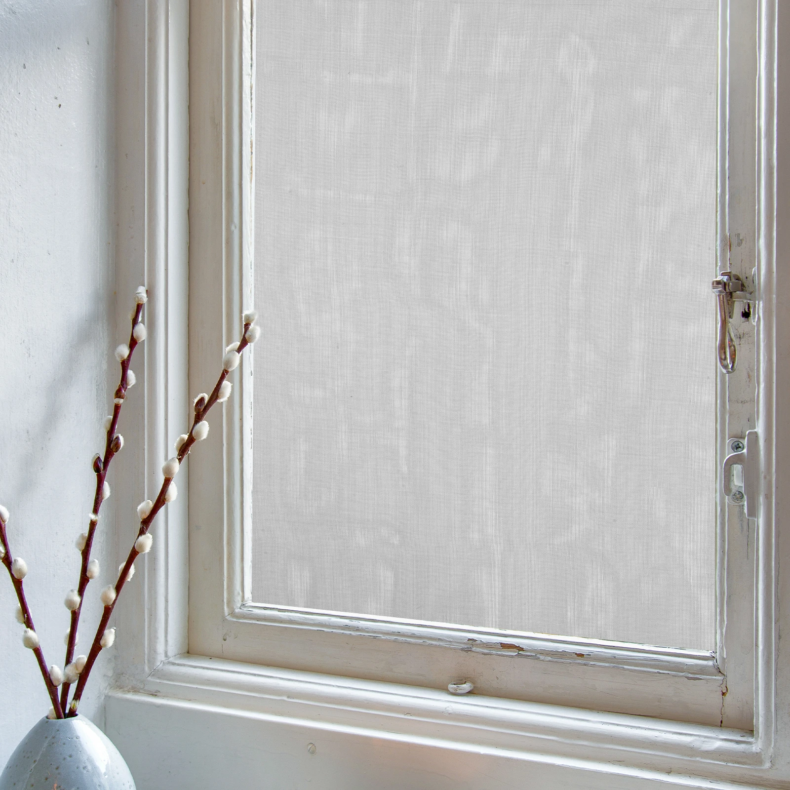 

Fiberglass Mesh Screen Netting White Window Cover Insulation Durable Transparent Protection Easy Install Cut Fit Any Size